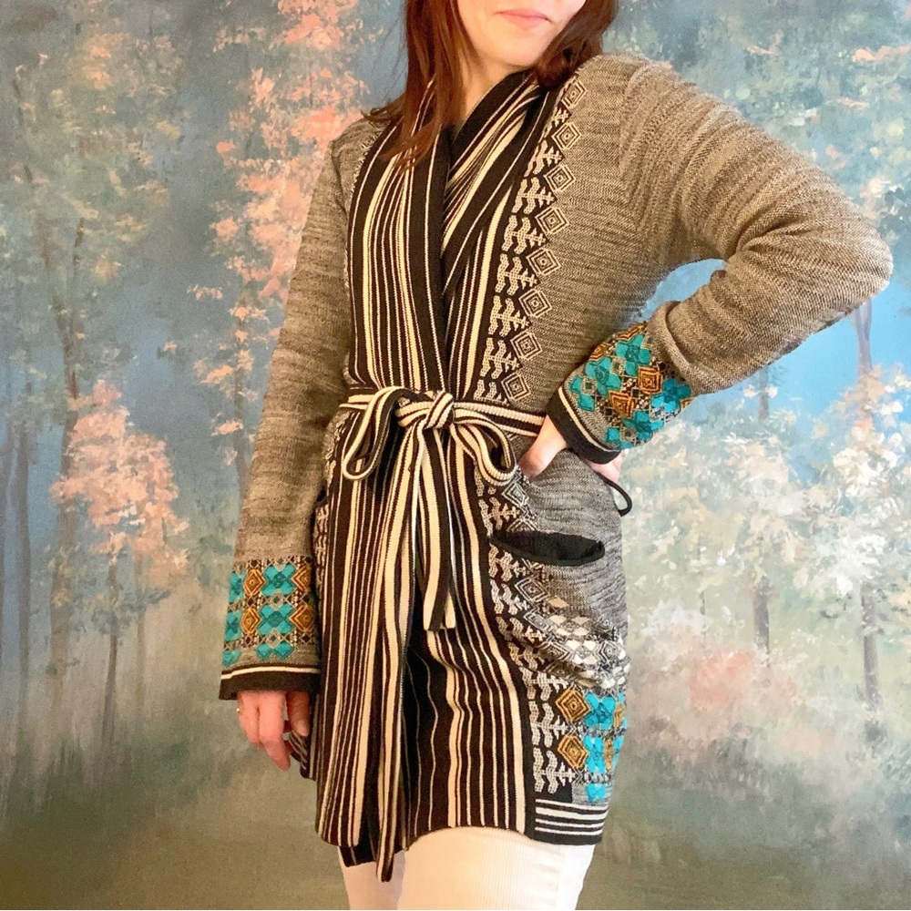 Twelfth Street by Cynthia Vincent - cardigan, size small